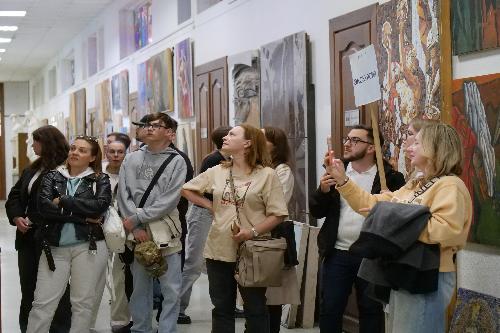 В НГУАДИ имени А. Д. Крячкова прошла «Ночь музеев», посвящённая 150-летию Андрея Крячкова